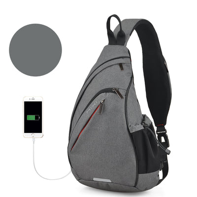 Bolsa Mensajero Triangular Impermeable para Hombre - Mochila Casual Compacta - Image 5
