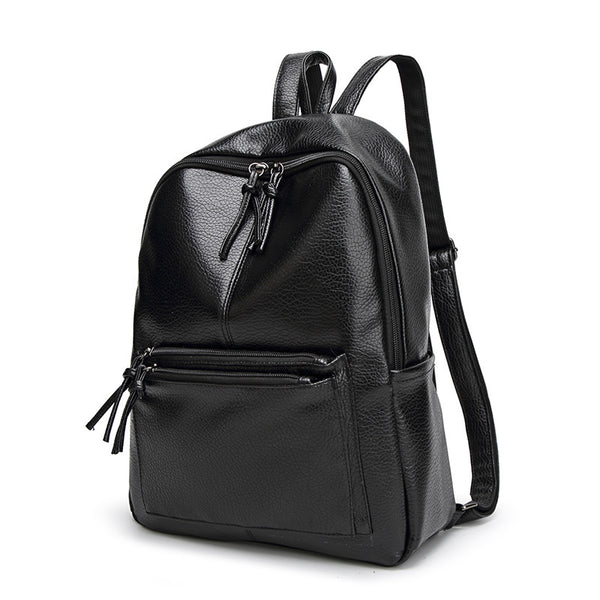Mochila de Cuero para Mujer - Diseño Minimalista y Funcional - Image 3
