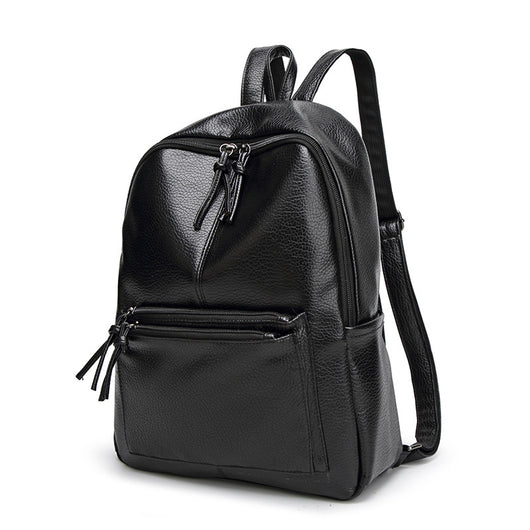 Mochila de Cuero para Mujer - Diseño Minimalista y Funcional - Image 3