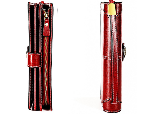 Cartera Larga para Mujer en Cuero Genuino Suave - Image 29