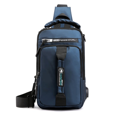 Bolsa Pecho Multifuncional con Carga USB - Mochila Cruzada para Hombre - Image 7