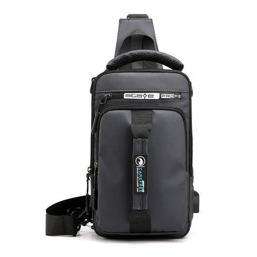 Bolsa Pecho Multifuncional con Carga USB - Mochila Cruzada para Hombre - Image 9
