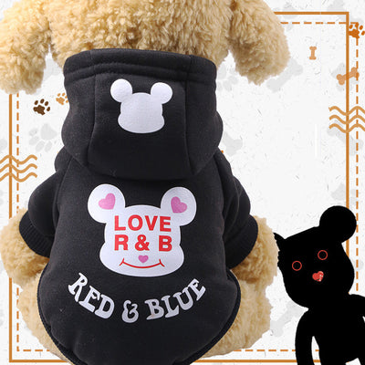 Suéter Hoodie Cartoon para Perros y Gatos - Abrigo de Otoño e Invierno - Image 2