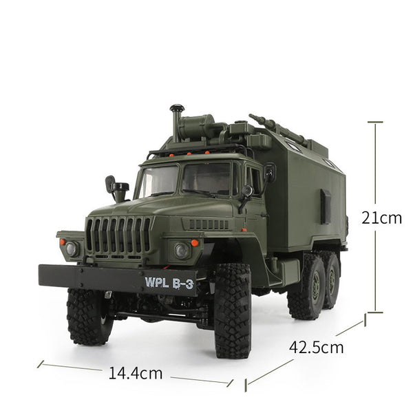 Auto Militar Teledirigido 4x4 con Tracción en Todas las Ruedas