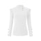Blusa con Volantes y Rayas en los Laterales