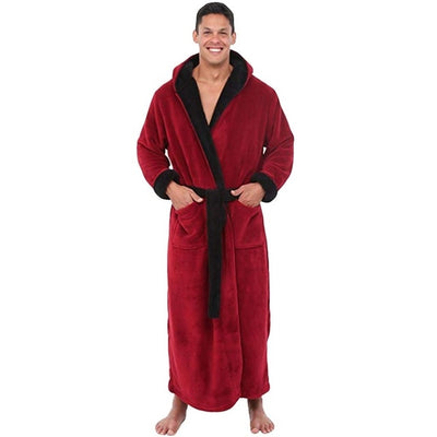 Pijama Invierno para Hombre - Confort Sólido para el Hogar - Image 9