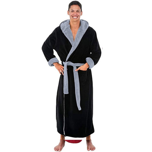 Pijama Invierno para Hombre - Confort Sólido para el Hogar