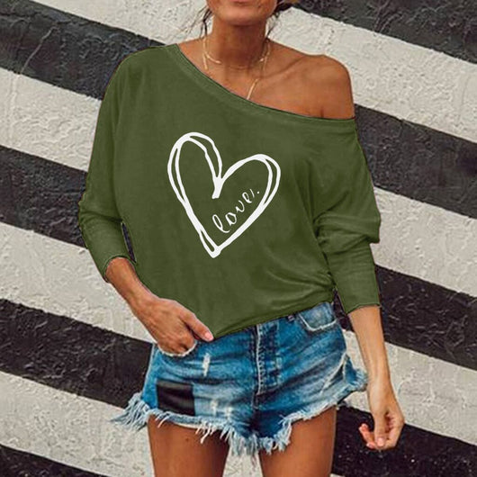Sudadera Suelta Estampada de Manga Larga para Mujer - Image 6