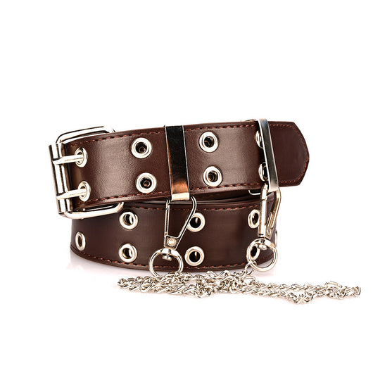 Cinturón Punk para Mujer con Cadena Decorativa - Estilo Jeans Fashion - Image 11