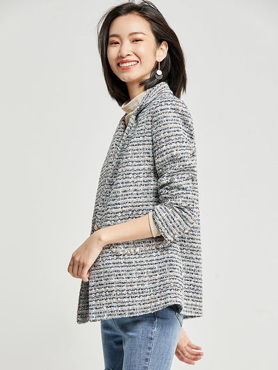 Blazer Suelto Coreano Otoño Invierno - Traje Casual Tendencia - Image 10