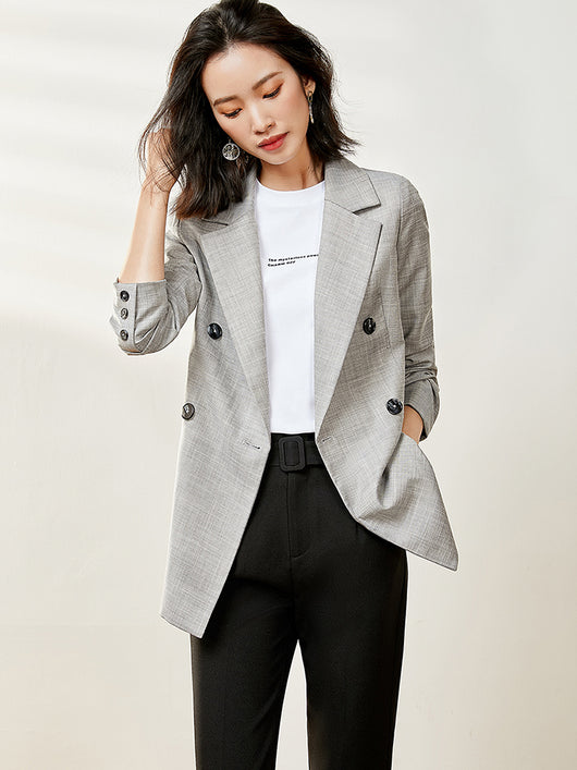 Blazer Profesional Coreano Holgado para Primavera y Otoño - Image 7