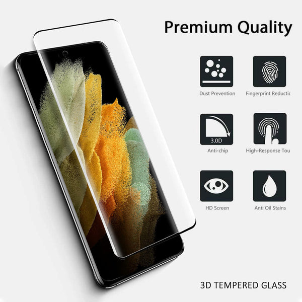 Protector de Pantalla Cristal Templado Samsung Galaxy S21 Ultra 5G