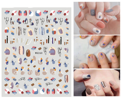 Stickers de Uñas Adhesivos Ultra Finos Graffiti Summer - Image 20