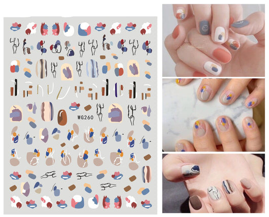 Stickers de Uñas Adhesivos Ultra Finos Graffiti Summer - Image 20