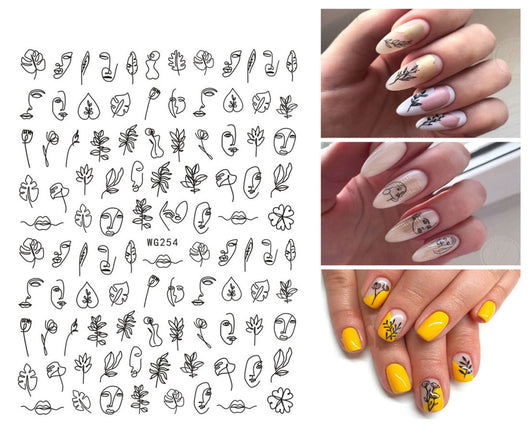 Stickers de Uñas Adhesivos Ultra Finos Graffiti Summer - Image 17
