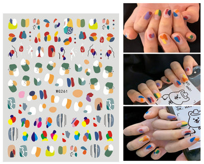Stickers de Uñas Adhesivos Ultra Finos Graffiti Summer - Image 24