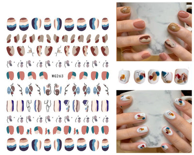Stickers de Uñas Adhesivos Ultra Finos Graffiti Summer - Image 26