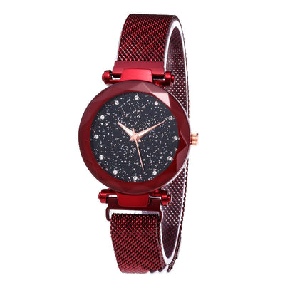 Reloj de Mujer Acero Inoxidable con Pulsera de Malla Magnética y Diseño Gipsófila - Image 5