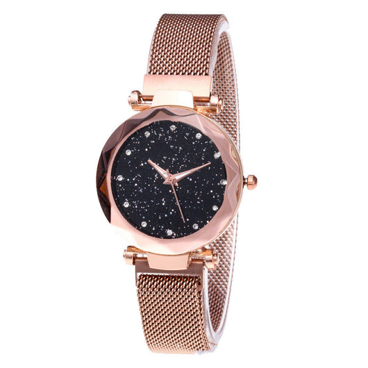 Reloj de Mujer Acero Inoxidable con Pulsera de Malla Magnética y Diseño Gipsófila - Image 8
