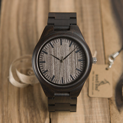 Reloj de Bambú Artesanal con Correa de Madera - Image 9