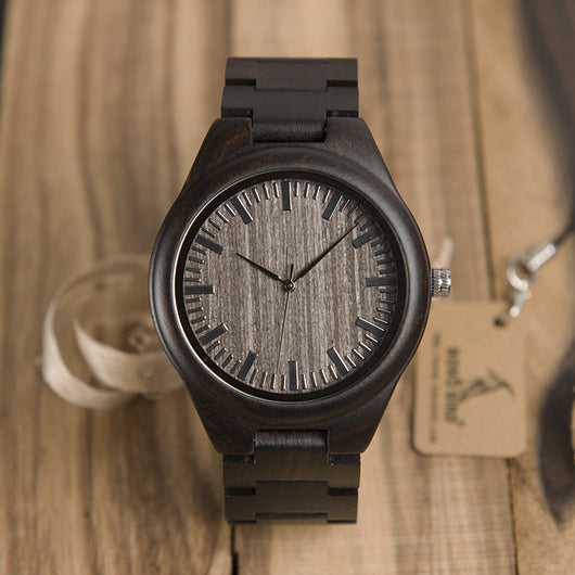 Reloj de Bambú Artesanal con Correa de Madera - Image 9