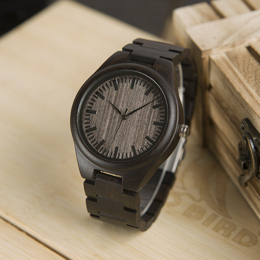 Reloj de Bambú Artesanal con Correa de Madera