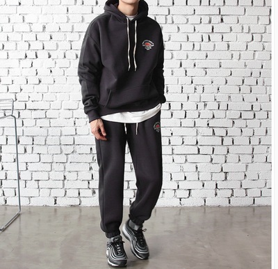 Sudadera deportiva con capucha para hombre estilo coreano primavera casual - Image 5