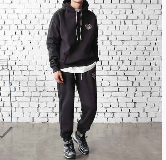 Sudadera deportiva con capucha para hombre estilo coreano primavera casual - Image 5