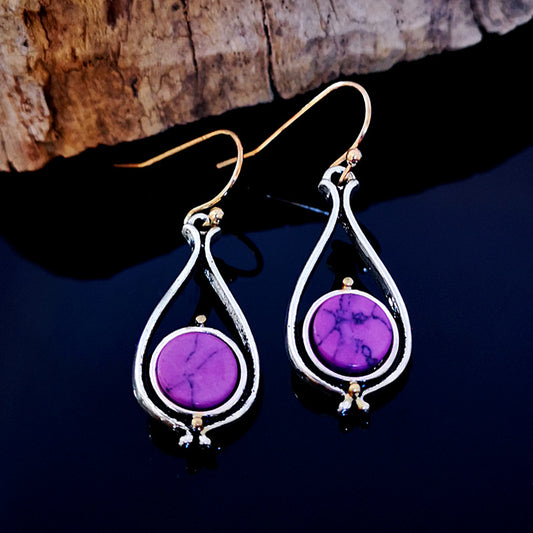 Aretes de Cristal Vintage para Mujer - Joyas Statement para Bodas