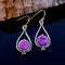 Aretes de Cristal Vintage para Mujer - Joyas Statement para Bodas