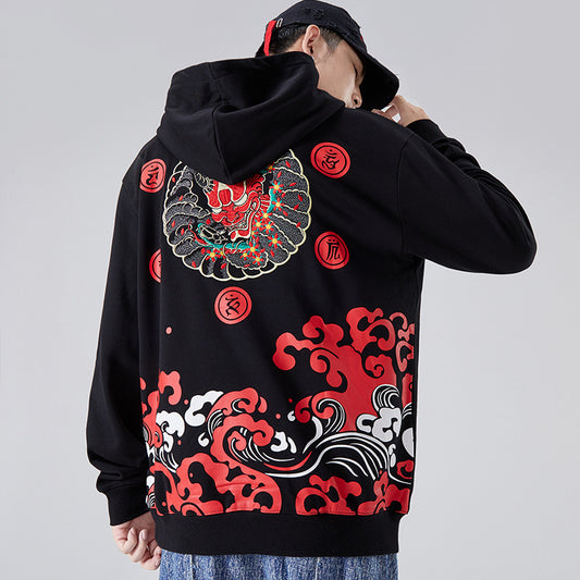 Sudadera Hip-Hop Oversize Talla Grande con Capucha - Image 2