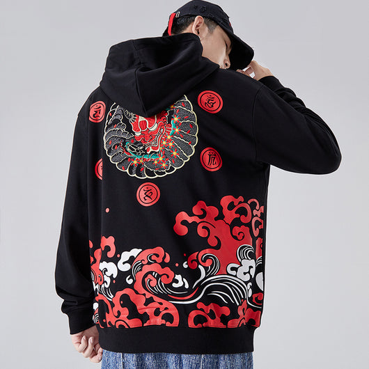 Sudadera Hip-Hop Oversize Talla Grande con Capucha - Image 2