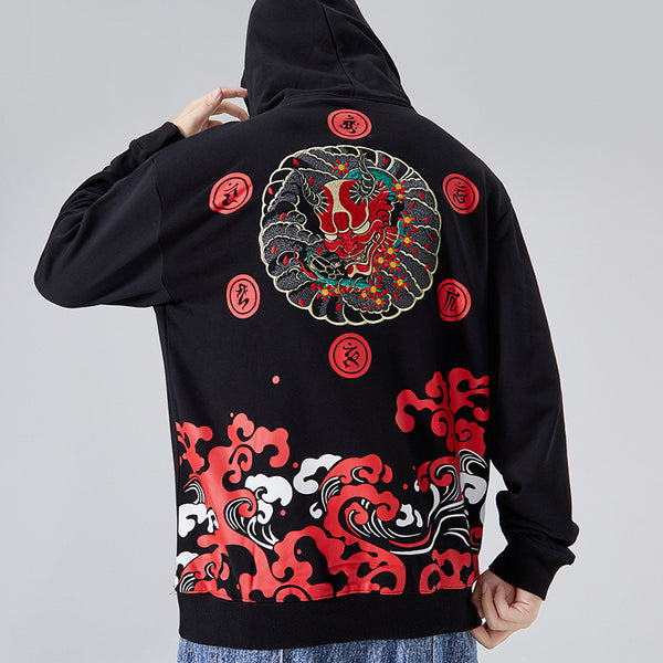 Sudadera Hip-Hop Oversize Talla Grande con Capucha