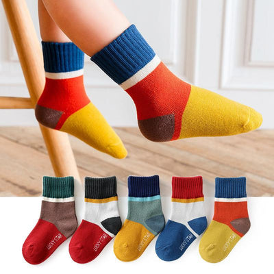 Calcetines Infantiles Finos Primavera Otoño Tubo Alto Niños Niñas Estilo Coreano - Image 8