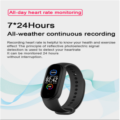 Pulsera Deportiva Inteligente Negro con Notificaciones SMS, Llamadas y WeChat - Image 8