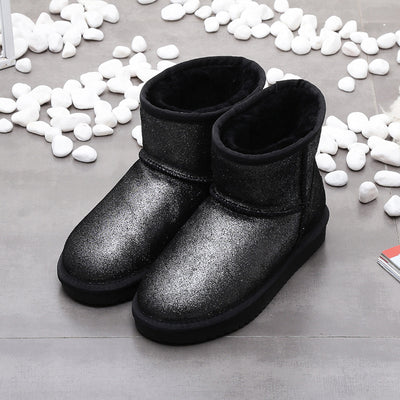 Botas de Nieve Cortas para Mujer con Forro Cálido y Terciopelo - Image 18