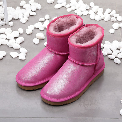 Botas de Nieve Cortas para Mujer con Forro Cálido y Terciopelo - Image 4