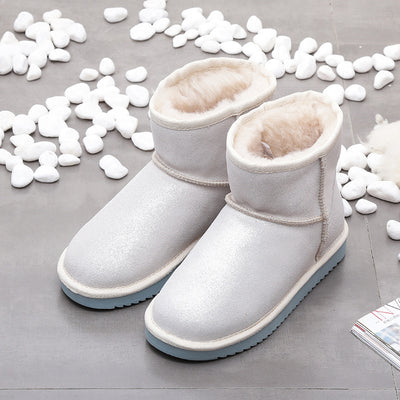 Botas de Nieve Cortas para Mujer con Forro Cálido y Terciopelo - Image 2
