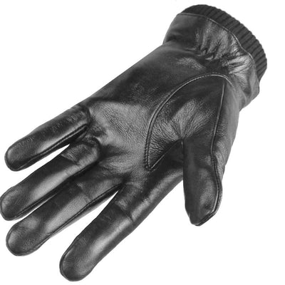 Guantes de Cuero Oveja Invierno para Hombre con Pantalla Táctil - Image 5