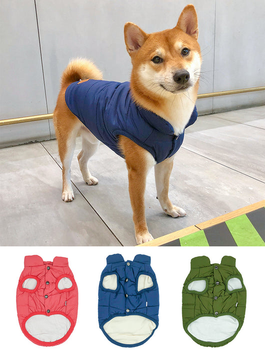 Chaleco Abrigador para Perros Pequeños - Ropa de Invierno para Corgi, Shiba Inu y Bichón