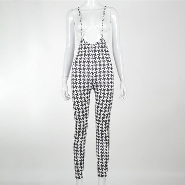 Pantalón Ajustado de Cintura Alta con Tirantes para Mujer - Image 3