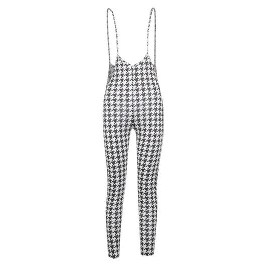 Pantalón Ajustado de Cintura Alta con Tirantes para Mujer - Image 6