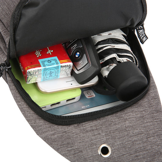 Mochila Mensajero Deportiva Compacta Color Puro - Image 9