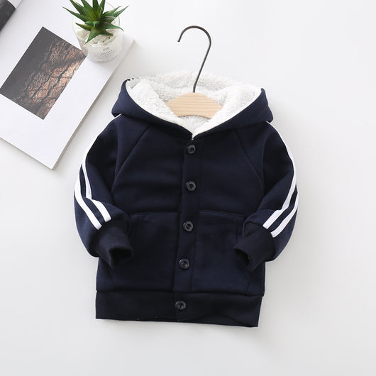Cardigan de Lana Cordero para Niños y Mujeres - Abrigo Suave para Otoño e Invierno - Image 9