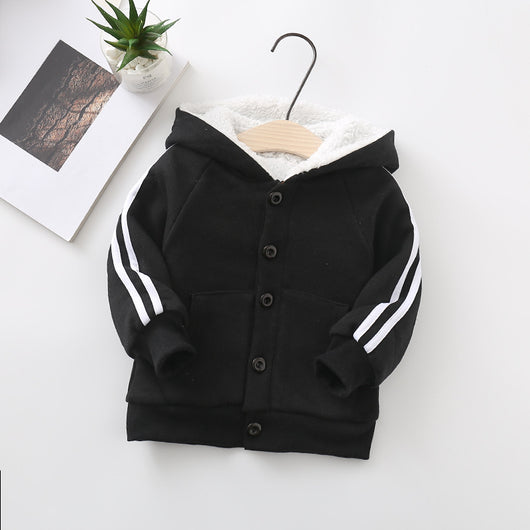 Cardigan de Lana Cordero para Niños y Mujeres - Abrigo Suave para Otoño e Invierno - Image 11
