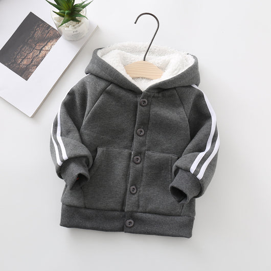 Cardigan de Lana Cordero para Niños y Mujeres - Abrigo Suave para Otoño e Invierno - Image 4