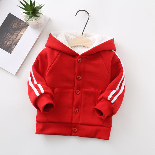 Cardigan de Lana Cordero para Niños y Mujeres - Abrigo Suave para Otoño e Invierno - Image 3