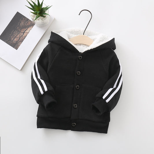 Cardigan de Lana Cordero para Niños y Mujeres - Abrigo Suave para Otoño e Invierno - Image 2