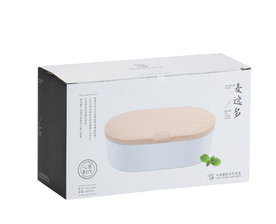 Fiambrera Nórdica de Madera con Cubiertos - Hermética y Resistente a Derrames - Image 11