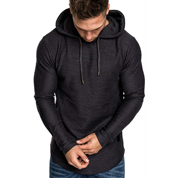 Sudadera con Capucha y Manga Larga para Hombre